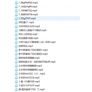 绿帽ntr中文音声合集23个视频900M百度盘分享